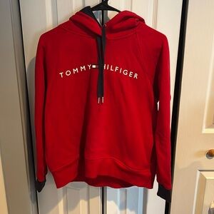 Red Tommy Hilfiger hoodie